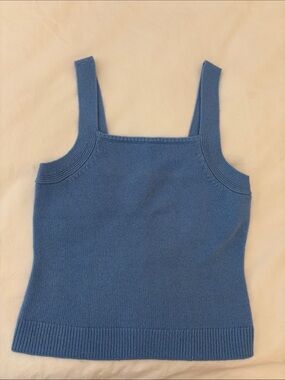Banana Republic Light Blue Cashmere Tank Top